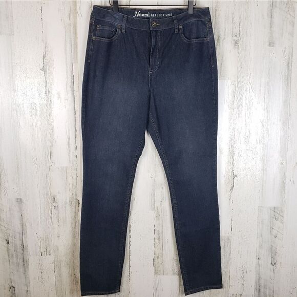 TALL!! Natural Reflections Skinny Jeans Sz 16T - Picture 1 of 7